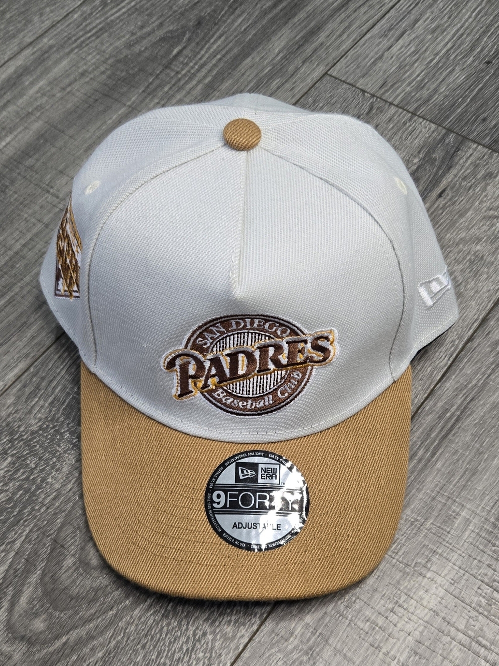 New Era San Diego Padres 2016 All Star Game 9FORTY Adjustable Hat Cream Brown